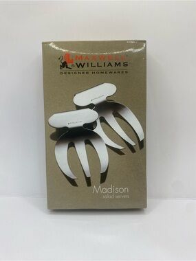 Maxwell & Williams Stainless Steel 3 Prong  Salad Servers In Original Box